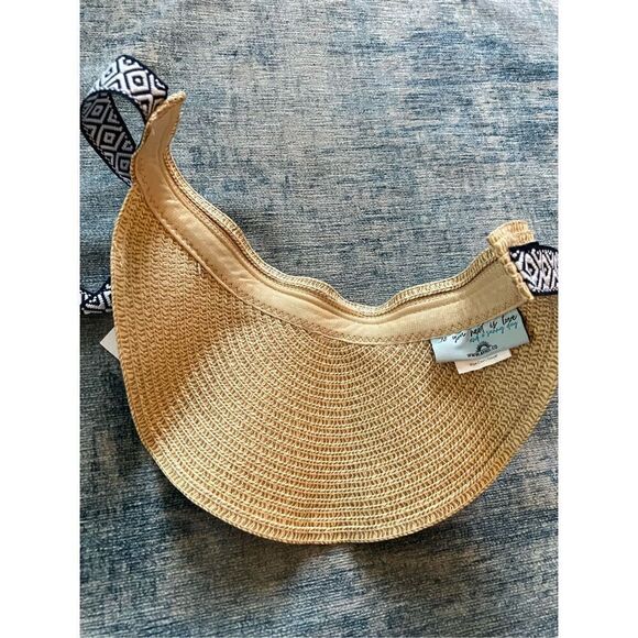 NWT! Aynil Foldable Straw Sun Visor - Picture 3 of 7